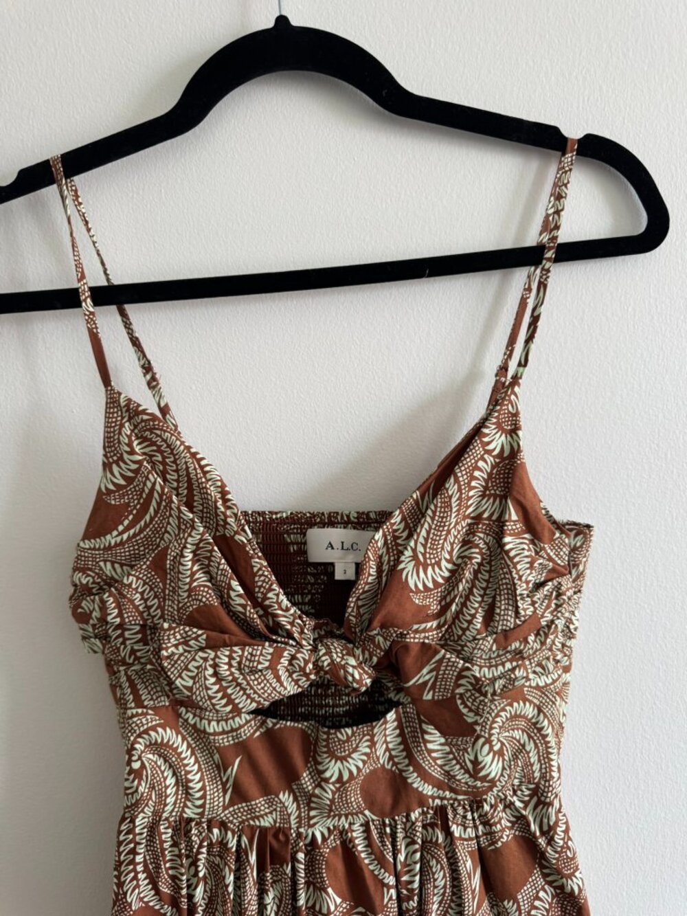 ALC Laura Cotton Poplin Maxi Dress - Picture 4 of 8